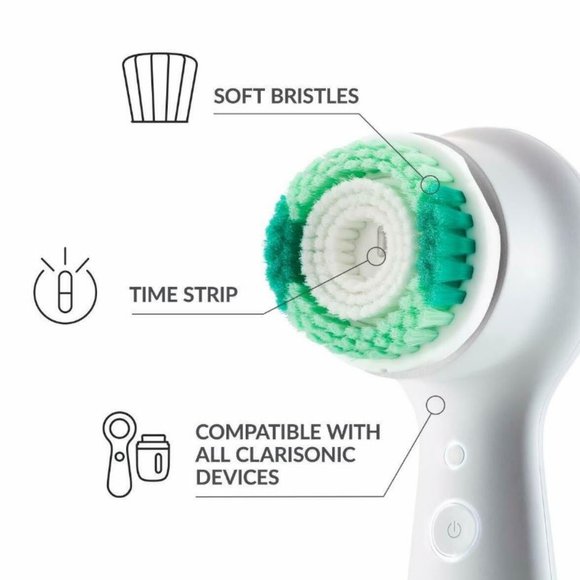 Clarisonic Acne Cleansing Brush Head (2nd Generation) - NEW FACTORY SEALED - Picture 4 of 13